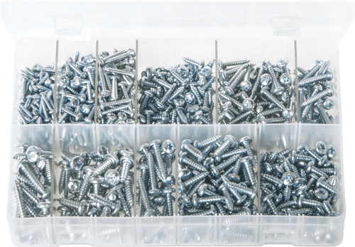 Assorted Self-Tappers Pan Pozi 700 Pc Assorted Self-Tappers Pan Pozi 700 Pc