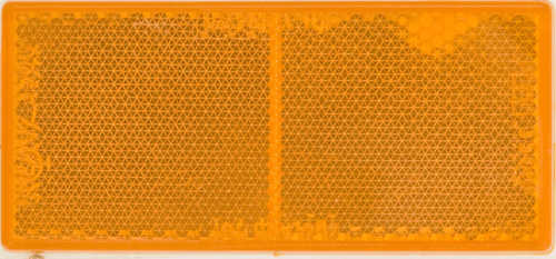 Reflectors Amber 100 x 45mm Self-Adhesive Reflectors Amber 100 x 45mm Self-Adhesive