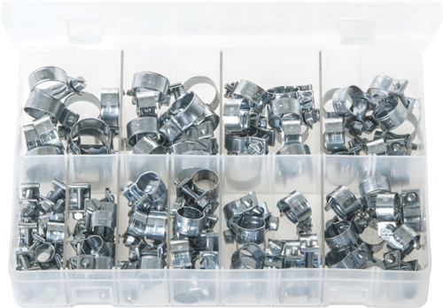 Assorted Mini Hose Clips 7-17MM (100) Assorted Mini Hose Clips 7-17MM (100)