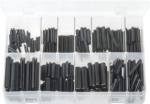 Assorted Spring Roll Pins 3/32-5.16 300 Pc Assorted Spring Roll Pins 3/32-5.16 300 Pc