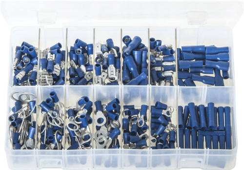 ASSORTED BLUE INSULATED TERMINALS ASSORTED BLUE INSULATED TERMINALS