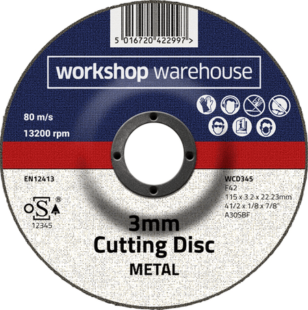 115mm x 3.0mm x 22mm DPC Disc 115mm x 3.0mm x 22mm DPC Disc - Premium Metal Cutting Disc