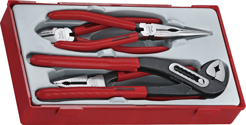 TENG Tray Pliers Set 4-pce TENG Tray Pliers Set 4-pce - Durable Tool with Vinyl Grips