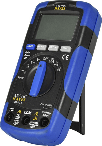 ARCTIC HAYES Digital Multimeter with Temp Probe ARCTIC HAYES Digital Multimeter with Temp Probe