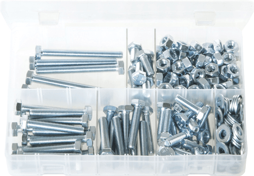 Assorted Setscrews Nuts & Washers M8 245 Pieces Assorted Setscrews Nuts & Washers M8 245 Pieces