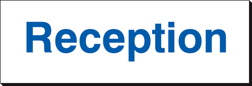 Reception 120 x 360mm Sign Reception 120 x 360mm Sign