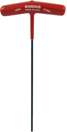 BONDHUS Hex T-Handle 6 mm x 173 mm BONDHUS Hex T-Handle 6 mm x 173 mm