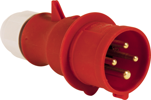 415V 32 Amp Red 4 Pin Plug 415V 32 Amp Red 4 Pin Plug