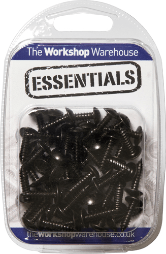 Screws Flgd Pozi Blk 10 x 3/4 (4.8 x 19mm) Screws Flgd Pozi Blk 10 x 3/4 (4.8 x 19mm)