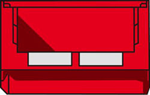 SSI Storage Bins 500 x 300 x 200mm Red SSI Storage Bins 500 x 300 x 200mm Red