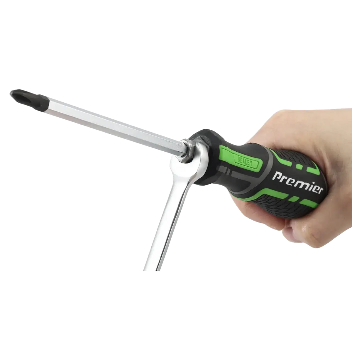 Hammer Through Screwdriver Set Hi-Vis Green 9pc Hammer Through Screwdriver Set Hi-Vis Green 9pc