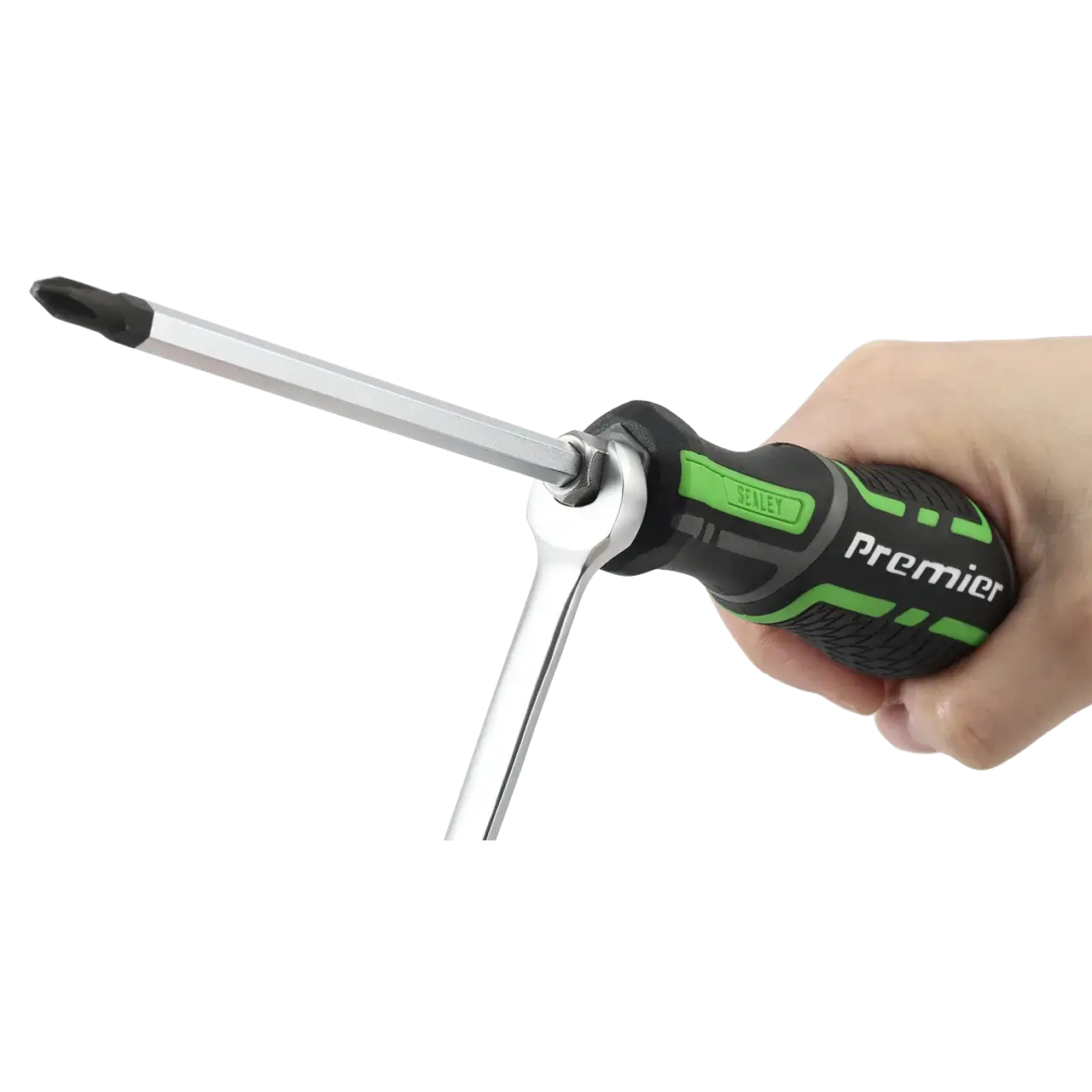 Hammer Through Screwdriver Set Hi-Vis Green 9pc Hammer Through Screwdriver Set Hi-Vis Green 9pc