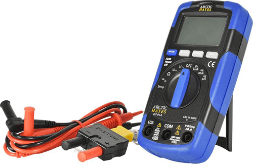 ARCTIC HAYES Digital Multimeter with Temp Probe ARCTIC HAYES Digital Multimeter with Temp Probe