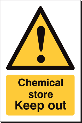 Chemical Store Keep Out 240 x 360mm Sign Chemical Store Keep Out 240 x 360mm Sign