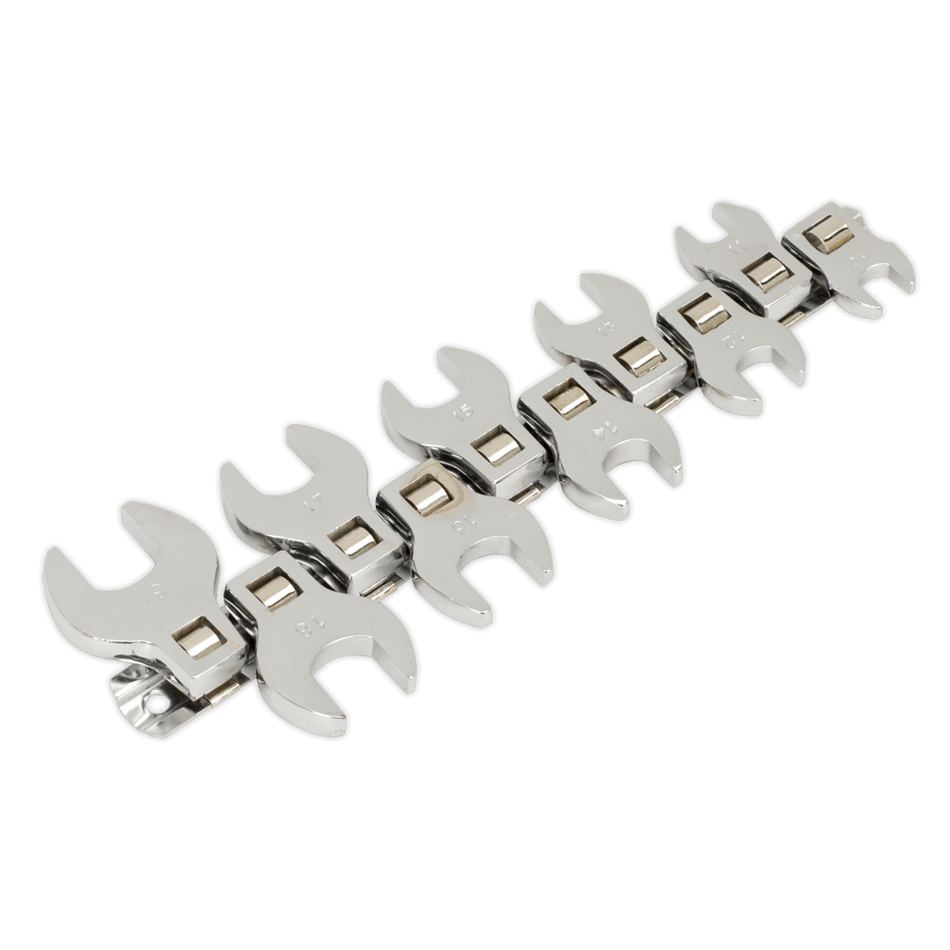 Crow's Foot Open-End Spanner Set 10pc 3/8"Sq Drive Metric Crow's Foot Open-End Spanner Set 10pc 3/8"Sq Drive Metric