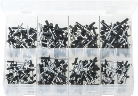 Rivets Aluminium Black (Box of 200) Rivets Aluminium Black (Box of 200)