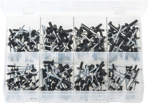 Rivets Aluminium Black (Box of 200) Rivets Aluminium Black (Box of 200)