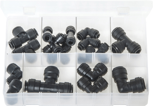 ASS MET SPEEDFIT ELBOWS & TEES 4-12MM ASS MET SPEEDFIT ELBOWS & TEES 4-12MM