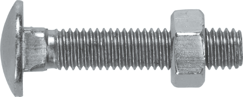 Coach Bolts and Nuts M8 x 150 Coach Bolts and Nuts M8 x 150