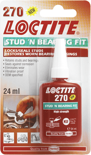 LOCTITE 271 Stud'N Bearing 24ml bottle LOCTITE 271 Stud'N Bearing 24ml bottle