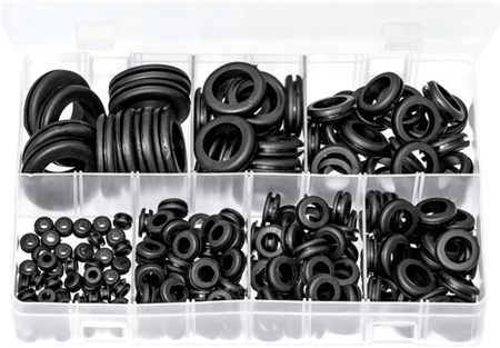 Assorted Grommets – Wiring Cable Management Assortment 220 Pc Wiring Cable Management Grommets | Castle Engineers