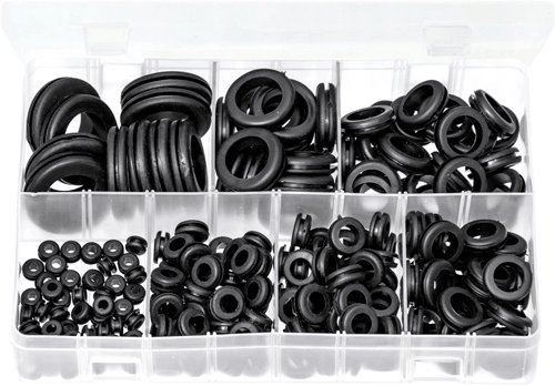 Assorted Grommets – Wiring Cable Management Assortment 220 Pc Wiring Cable Management Grommets | Castle Engineers