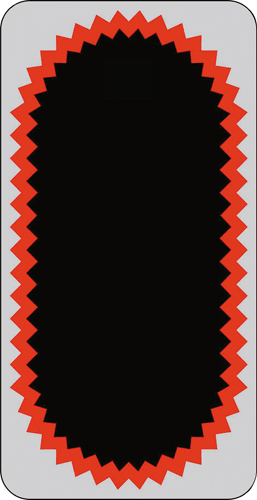 Tube Patches Red Edge Oval 150 x 75mm Tube Patches Red Edge Oval 150 x 75mm