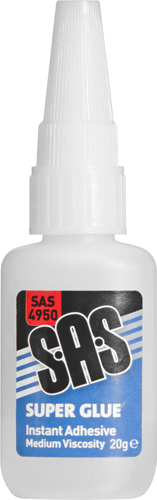 SAS SUPER GLUE 20gm bottle SAS SUPER GLUE 20gm Bottle - Fast-Setting Adhesive