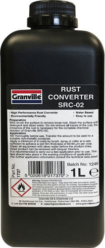 GRANVILLE Heavy Duty Rust Cure 1Kg Tub Granville Heavy Duty Rust Cure 1kg Tub – Rust Converter
