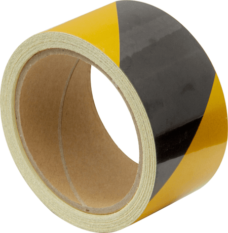 Reflective Black/Yellow Tape – Class 1 Commercial Grade 50mm x 10m Reflective Black/Yellow Tape Class 1 50mm x 10m | Castle Engineers