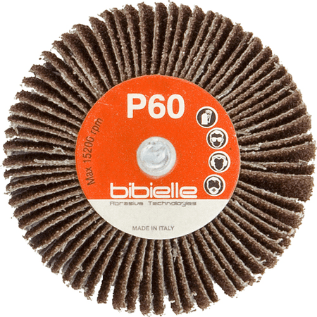 BIBIELLE Flap Wheels AO 6mm sh 40x20 P40 BIBIELLE Flap Wheels AO 6mm sh 40x20 P40