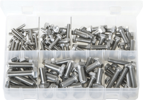 Assorted Setscrews A2 Stainless Steel 120 Pc Assorted Setscrews A2 Stainless Steel 120 Pc