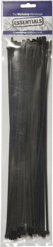 Cable Ties Black 370 x 4.8mm Cable Ties Black 370 x 4.8mm - Heavy-Duty & Weather-Resistant