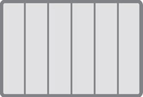 Superbox Large Clear Box 6 Compartment Superbox Large Clear Box 6 Compartment