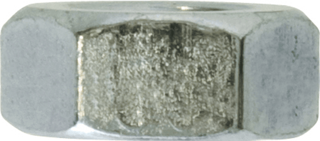 Assorted stainless steel UNC Zinc nut image showing durable zinc finish for industrial use.