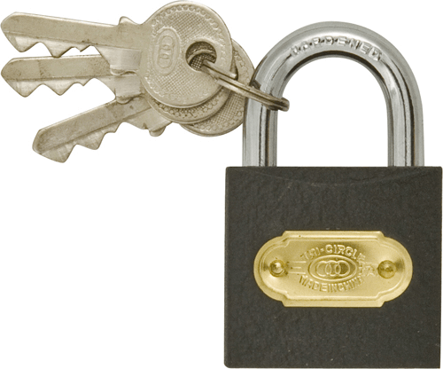Padlocks Steel/Brass Std Shackle 38mm Padlocks Steel/Brass Std Shackle 38mm