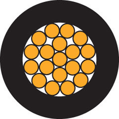 Thin Wall Single Core Cable 1.0mm² 32/0.20 50m Yellow Thin Wall Single Core Cable 1.0mm² 32/0.20 50m Yellow