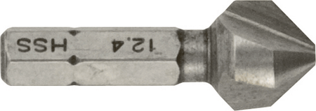 HSS Countersink 1/4Hex-shnk 12.4mm HSS Countersink 1/4Hex-shnk 12.4mm