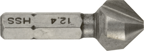 HSS Countersink 1/4Hex-shnk 12.4mm HSS Countersink 1/4Hex-shnk 12.4mm