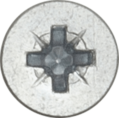 Multi-purpose C/sunk Screws Pozi 10 x 2 1/2" multi-purpose pozi screws 10x2.5 - Zinc Plated Steel