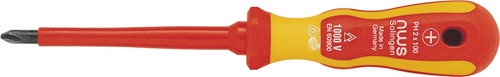 NWS Insulated Pozidriv Screwdriver PZ0 x 60mm VDE 1000V NWS Insulated Pozidriv Screwdriver PZ0 x 60mm VDE 1000V