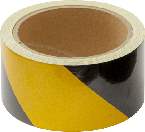 Reflective Black/Yellow Tape – Class 1 Commercial Grade 50mm x 10m Reflective Black/Yellow Tape Class 1 50mm x 10m | Castle Engineers