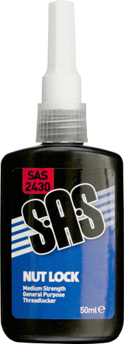 S.A.S Nut Lock Medium Strength 50ml S.A.S Nut Lock Medium Strength 50ml