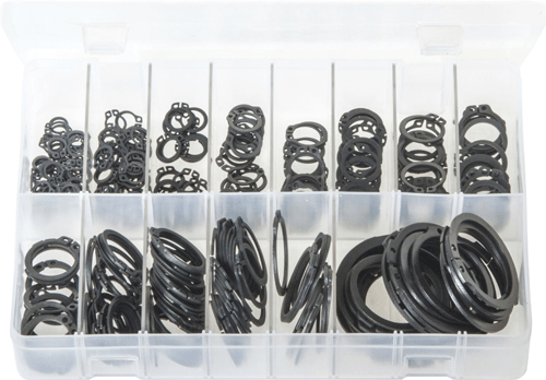 Assorted External Circlips 7–50mm 350 Pc Assorted External Circlips 7–50mm 350 Pc
