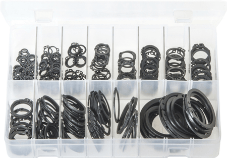 Assorted External Circlips 7–50mm 350 Pc Assorted External Circlips 7–50mm 350 Pc