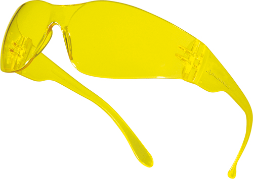 Lightweight Wraparound Safety Glasses Amber Lightweight Wraparound Safety Glasses Amber - UV Protection