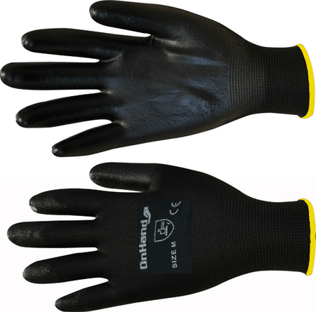 Nitrile Coated Gloves - Size M Nitrile Coated Gloves - Size M