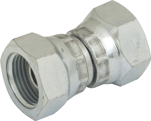 Hydraulic BSPP Swivel Adaptor F : F 1" : 1" Hydraulic BSPP Swivel Adaptor F : F 1" : 1"