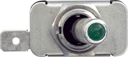 12V LED Metal Toggle Switches - Green 12V LED Metal Toggle Switches - Green