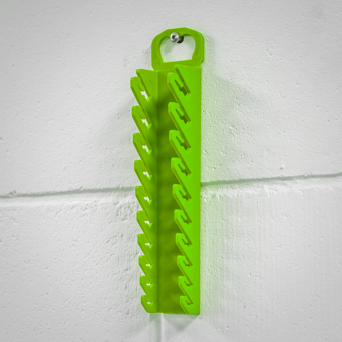 Spanner Rack Capacity 10 Stubby - Spanners Hi-Vis Green Spanner Rack Capacity 10 Stubby - Spanners Hi-Vis Green